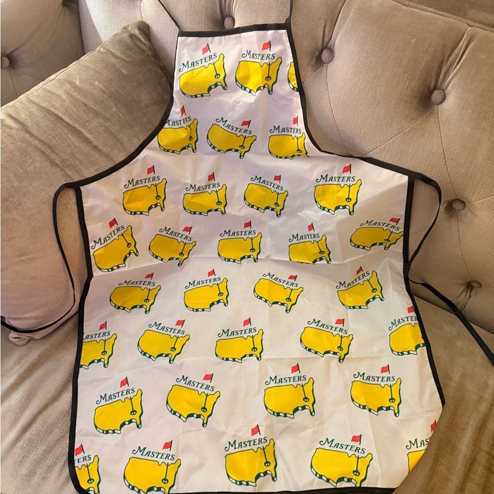 Masters Yellow and White Apron